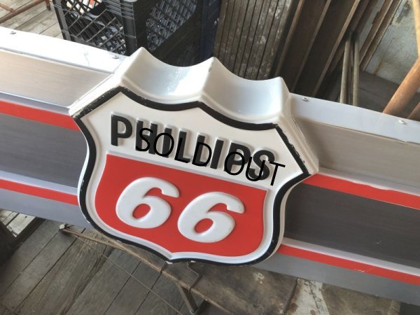 画像11: 【店舗引き取り限定】 Vintage Advertising Phillips 66 Gas Station Lighted Display Sign Huge ! (B653)