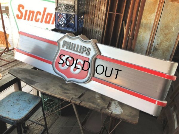 画像16: 【店舗引き取り限定】 Vintage Advertising Phillips 66 Gas Station Lighted Display Sign Huge ! (B653)