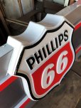 画像3: 【店舗引き取り限定】 Vintage Advertising Phillips 66 Gas Station Lighted Display Sign Huge ! (B653)