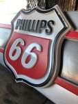画像4: 【店舗引き取り限定】 Vintage Advertising Phillips 66 Gas Station Lighted Display Sign Huge ! (B653)
