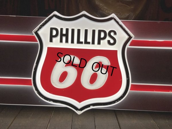 画像30: 【店舗引き取り限定】 Vintage Advertising Phillips 66 Gas Station Lighted Display Sign Huge ! (B653)