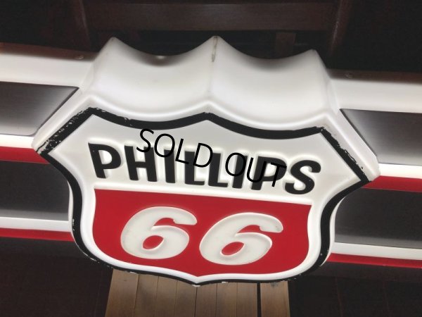 画像26: 【店舗引き取り限定】 Vintage Advertising Phillips 66 Gas Station Lighted Display Sign Huge ! (B653)