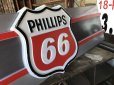画像6: 【店舗引き取り限定】 Vintage Advertising Phillips 66 Gas Station Lighted Display Sign Huge ! (B653)