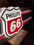 画像25: 【店舗引き取り限定】 Vintage Advertising Phillips 66 Gas Station Lighted Display Sign Huge ! (B653)