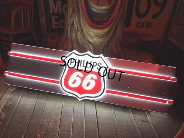 画像22: 【店舗引き取り限定】 Vintage Advertising Phillips 66 Gas Station Lighted Display Sign Huge ! (B653)