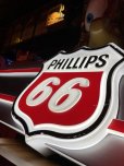 画像31: 【店舗引き取り限定】 Vintage Advertising Phillips 66 Gas Station Lighted Display Sign Huge ! (B653)