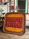 画像9: 70s Vintage Burger King Old Logo Restauraunt Store Display Sign (T616)
