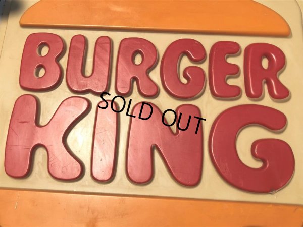 画像13:  Vintage Burger King Restaurant Advertising Outdoor Store Sign Old Logo ! (B723)