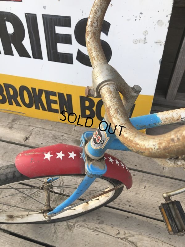 画像8:  【店舗引き取り限定】1970s Vintage Huffy Stars & Stripes Boys Banana Seat Bike (B725)