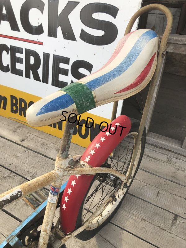 画像14:  【店舗引き取り限定】1970s Vintage Huffy Stars & Stripes Boys Banana Seat Bike (B725)