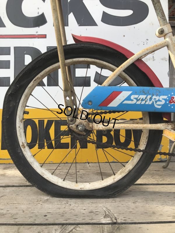 画像16:  【店舗引き取り限定】1970s Vintage Huffy Stars & Stripes Boys Banana Seat Bike (B725)