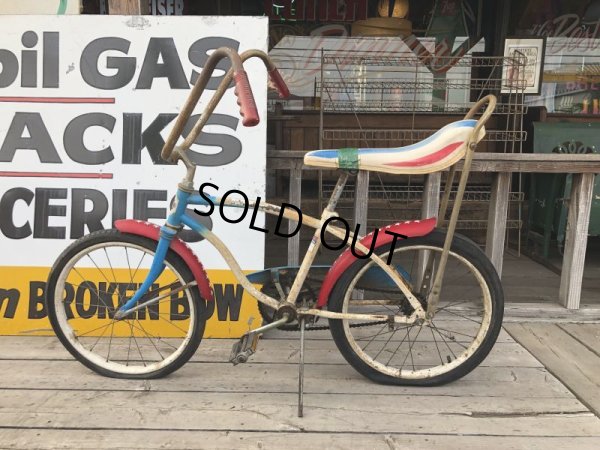 画像12:  【店舗引き取り限定】1970s Vintage Huffy Stars & Stripes Boys Banana Seat Bike (B725)