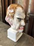 画像2: Vintage Angry Man Good morning Ceramic Statue Made in Japan (B741) (2)