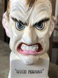 画像10: Vintage Angry Man Good morning Ceramic Statue Made in Japan (B741)