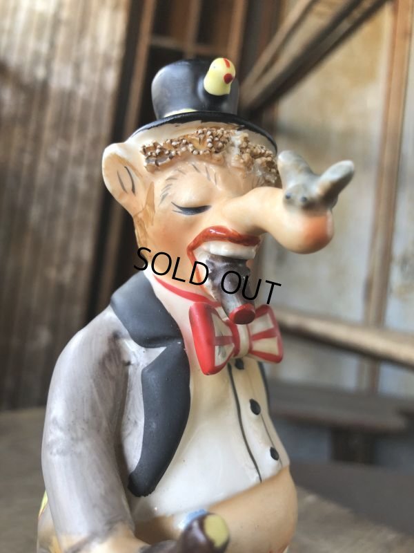 画像9: 60s Vintage Barware Decor Drunken Hobo Figurine Made in Japan (B736)