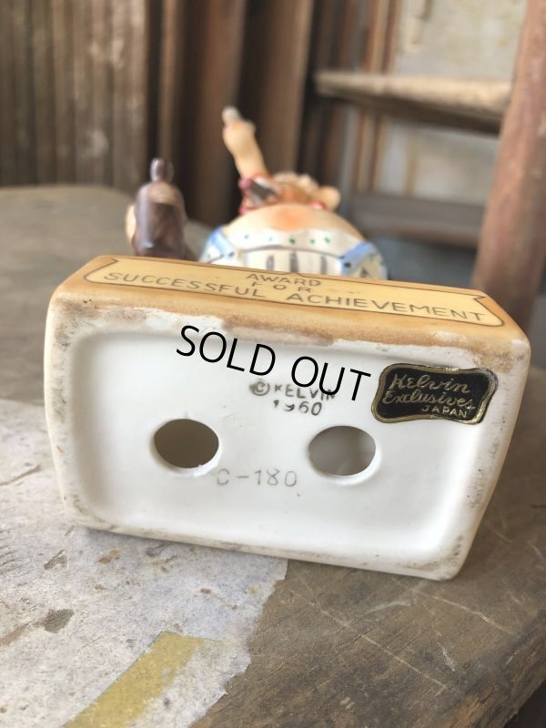 画像7: 60s Vintage Barware Decor Drunken Hobo Figurine Made in Japan (B736)