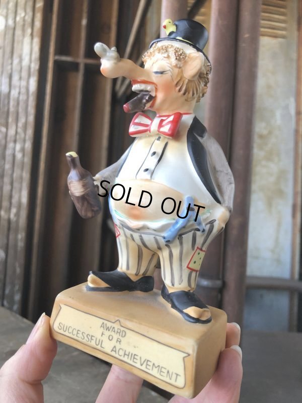 画像13: 60s Vintage Barware Decor Drunken Hobo Figurine Made in Japan (B736)