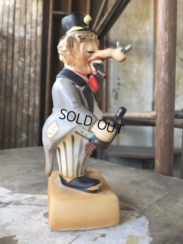 画像2: 60s Vintage Barware Decor Drunken Hobo Figurine Made in Japan (B736)