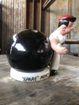 画像4: Vintage Bowling Ceramic Coin Bank SPARE MONEY (B740)