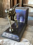 画像7: Vintage Brass Metal Bookends Bowling (B743)