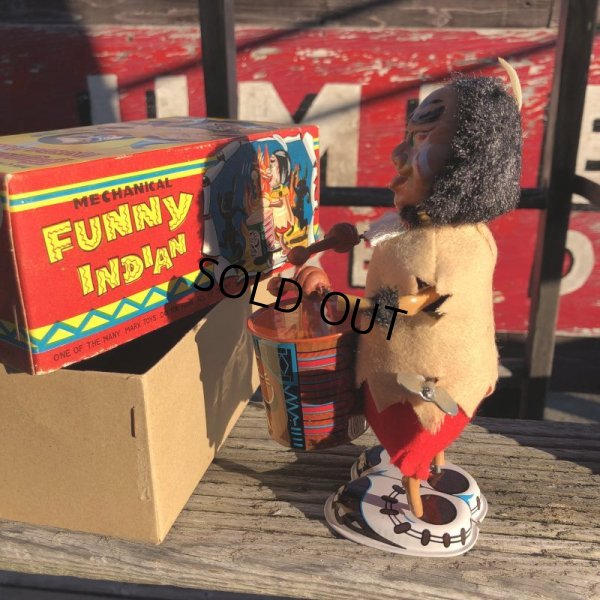 画像10: Vintage Marx Mechanical Funny Indian W/Box Made In Japan (B735)