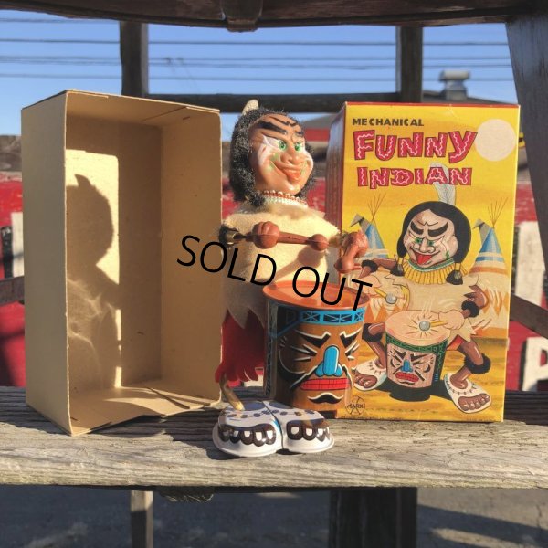 画像4: Vintage Marx Mechanical Funny Indian W/Box Made In Japan (B735)