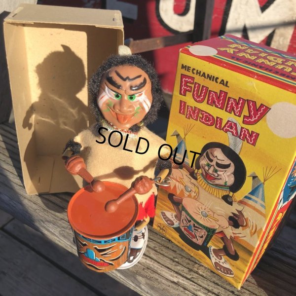 画像5: Vintage Marx Mechanical Funny Indian W/Box Made In Japan (B735)