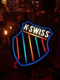 Vintage K-Swiss Shoes Advertising Store Display Lighted Sign (B743)