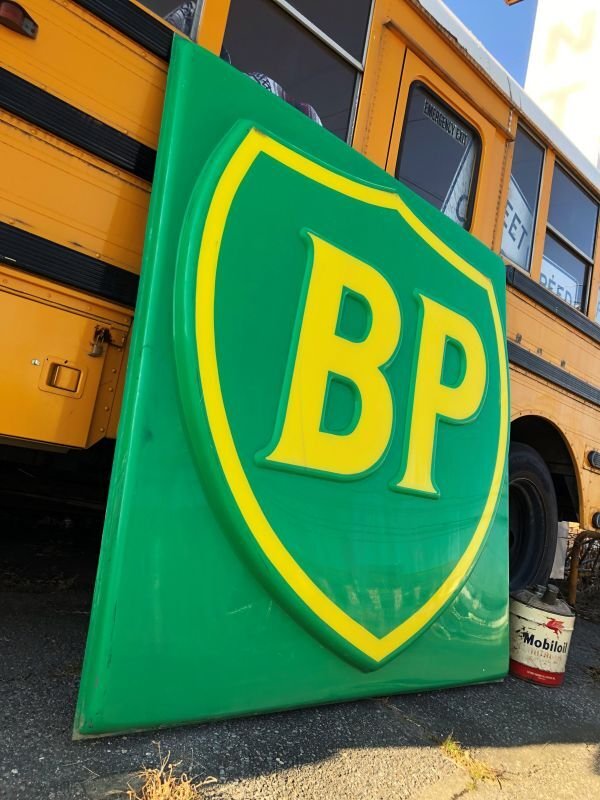 画像2: 【店舗引き取り限定】 Vintage BP British Petroleum Advertising Sign HUGE ! (B744)