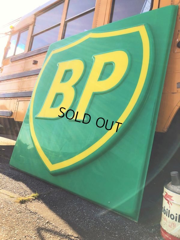 画像3: 【店舗引き取り限定】 Vintage BP British Petroleum Advertising Sign HUGE ! (B744)