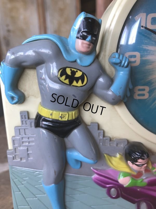 画像13: 70s Vintage Talking alarm Clock Batman & Robin (B747)