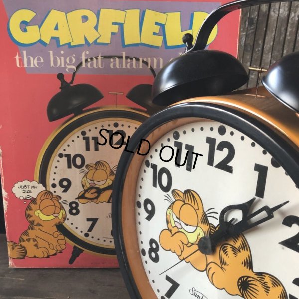 画像5: 80s Vintage Garfield Giant Alarm Clock W/BOX (B746)
