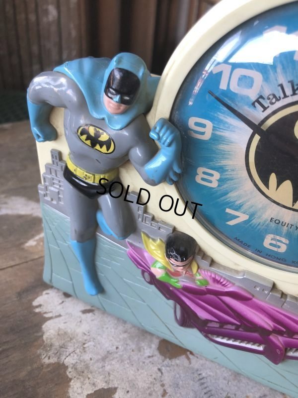 画像10: 70s Vintage Talking alarm Clock Batman & Robin (B747)