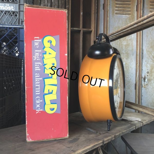 画像6: 80s Vintage Garfield Giant Alarm Clock W/BOX (B746)