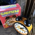 画像2: 80s Vintage Garfield Giant Alarm Clock W/BOX (B746) (2)