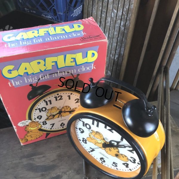 画像2: 80s Vintage Garfield Giant Alarm Clock W/BOX (B746)