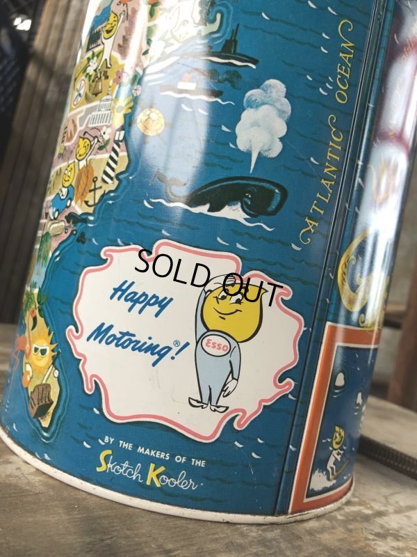 画像8: 60s Vintage Esso Advertising Happy Motoring! Thermos Bottle (B742) 