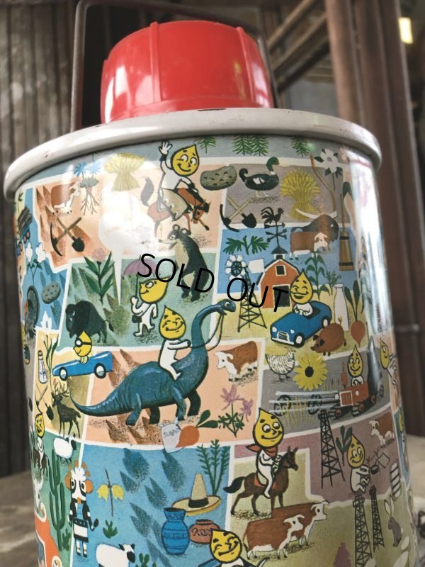 画像12: 60s Vintage Esso Advertising Happy Motoring! Thermos Bottle (B742) 