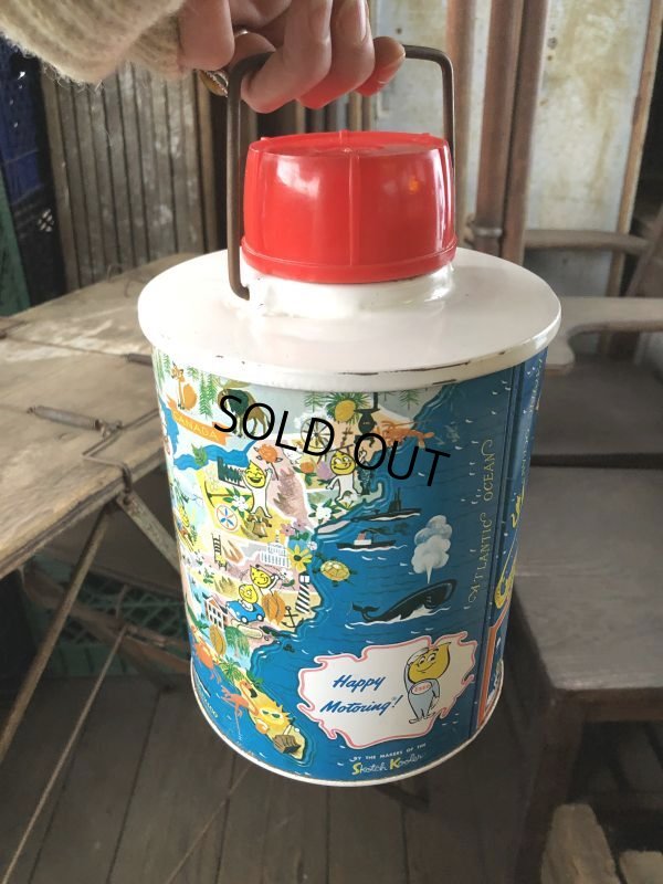 画像18: 60s Vintage Esso Advertising Happy Motoring! Thermos Bottle (B742) 