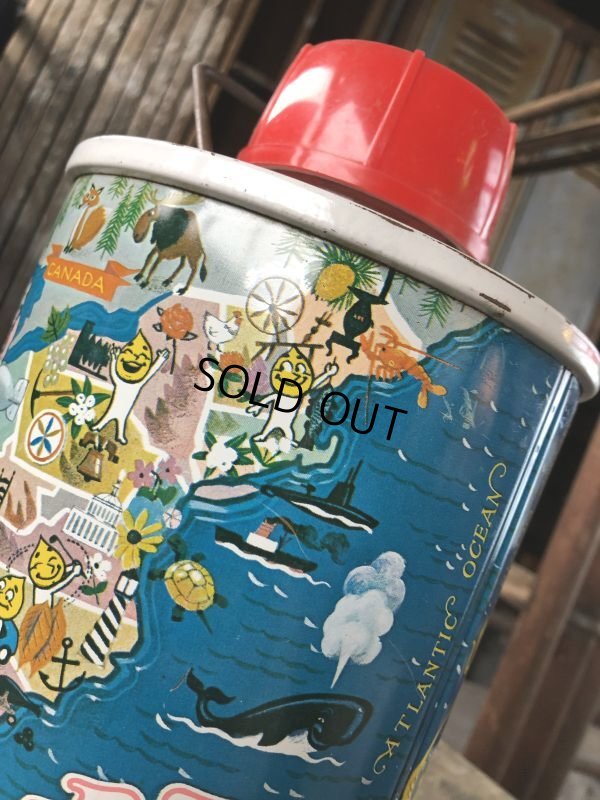 画像9: 60s Vintage Esso Advertising Happy Motoring! Thermos Bottle (B742) 