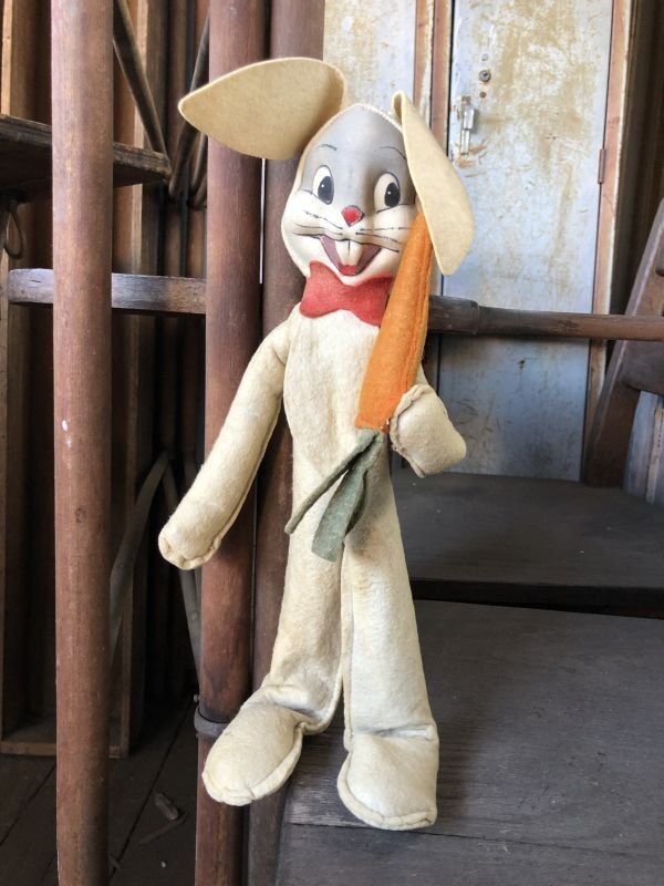 画像1: Vintage Bugs Bunny 14" Plush Doll  (B743)