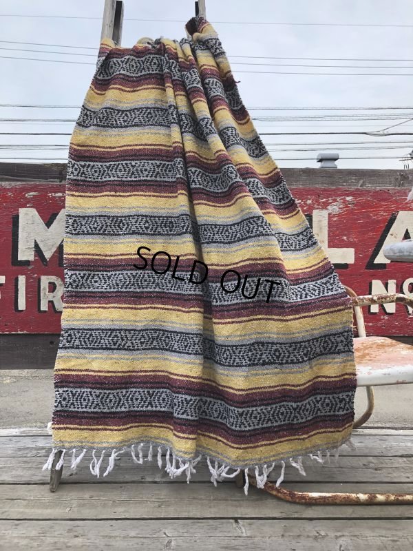 画像1: Vintage Mexican Rug #K (B751)