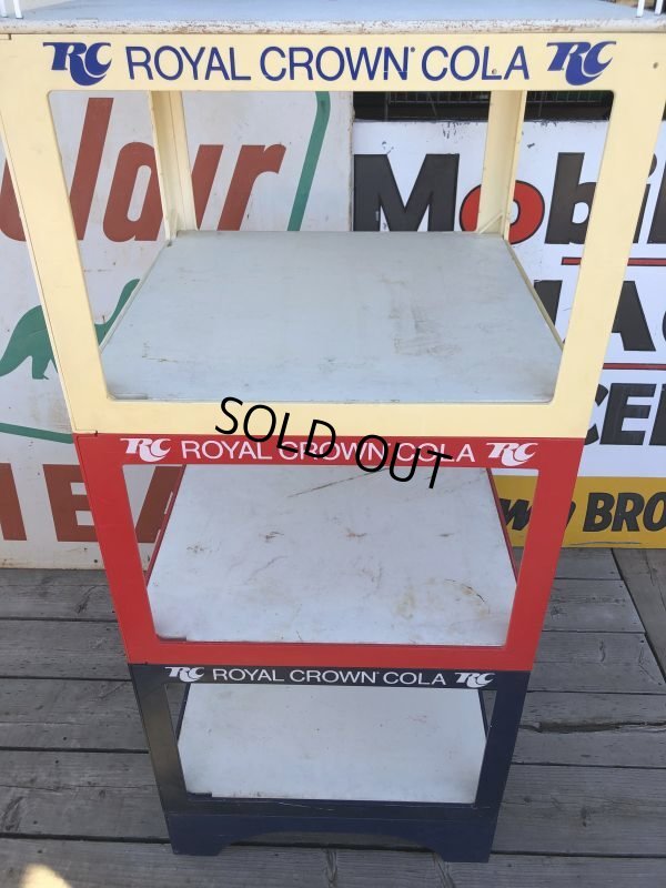 画像12: 【店舗引き取り限定】 Vintage ROYAL CROWN RC COLA Soda Store Advertising Display Bottle Rack (B760)