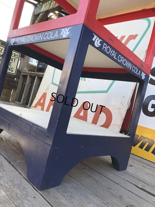画像7: 【店舗引き取り限定】 Vintage ROYAL CROWN RC COLA Soda Store Advertising Display Bottle Rack (B760)
