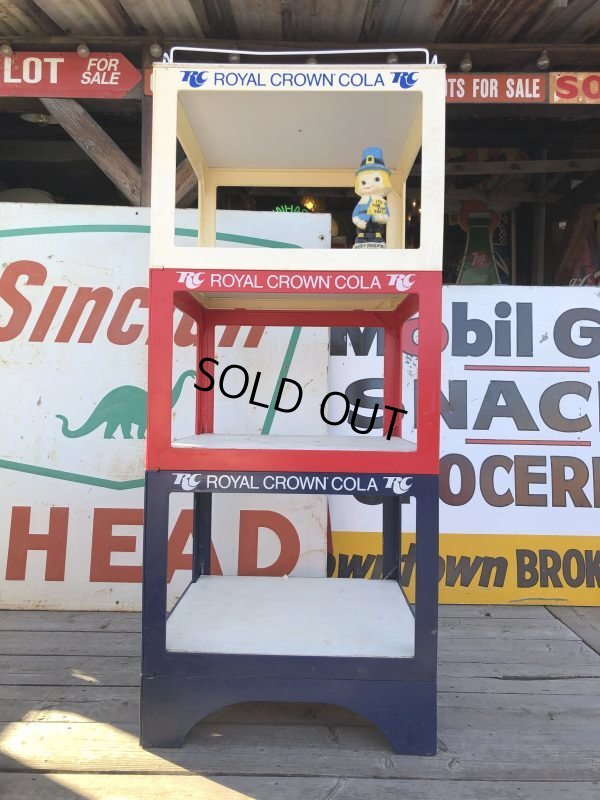 画像16: 【店舗引き取り限定】 Vintage ROYAL CROWN RC COLA Soda Store Advertising Display Bottle Rack (B760)