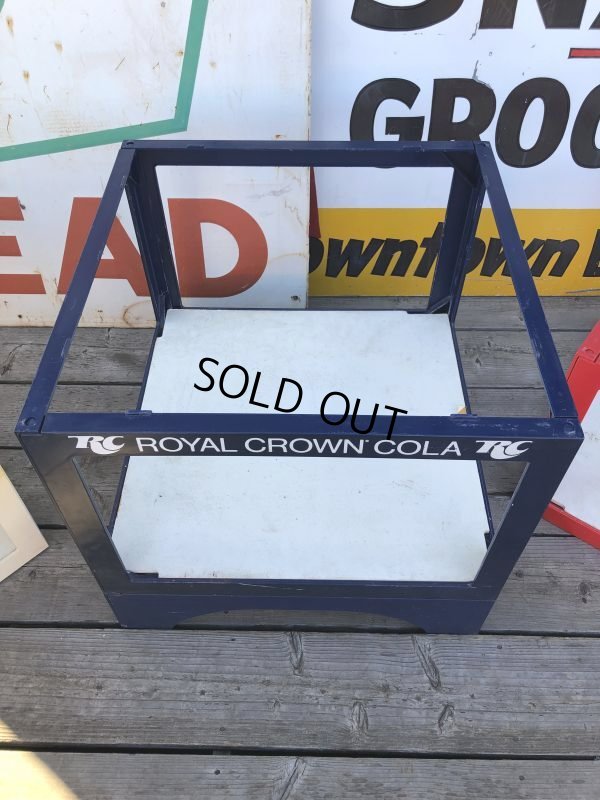 画像10: 【店舗引き取り限定】 Vintage ROYAL CROWN RC COLA Soda Store Advertising Display Bottle Rack (B760)