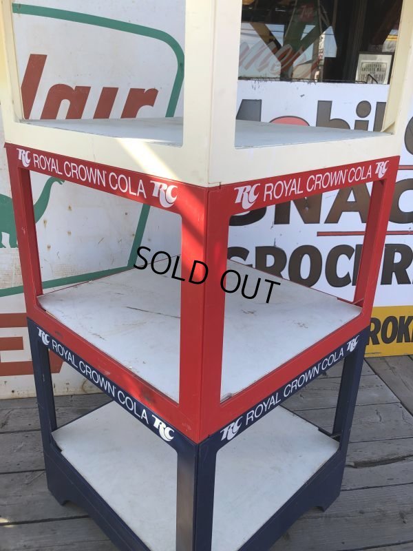 画像6: 【店舗引き取り限定】 Vintage ROYAL CROWN RC COLA Soda Store Advertising Display Bottle Rack (B760)