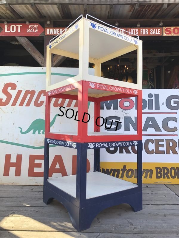 画像3: 【店舗引き取り限定】 Vintage ROYAL CROWN RC COLA Soda Store Advertising Display Bottle Rack (B760)