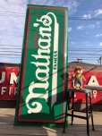 画像11: 【店舗引き取り限定】Vintage Nathan's Famous Hot Dog Advertising Store Display Sign Huge!!! (B762)