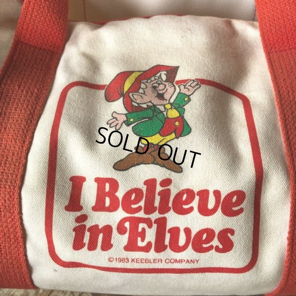 画像9: 80s Vintage Advertising Keebler Elf “ I Believe in Elves ” Canvas Tote Bag (B763)
